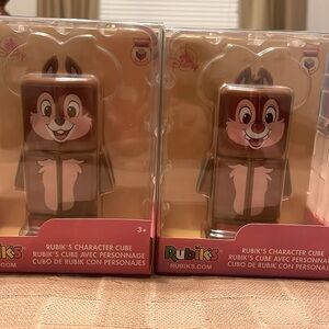 NIB Disney’s Rubik’s character cubes- Chip and Dale